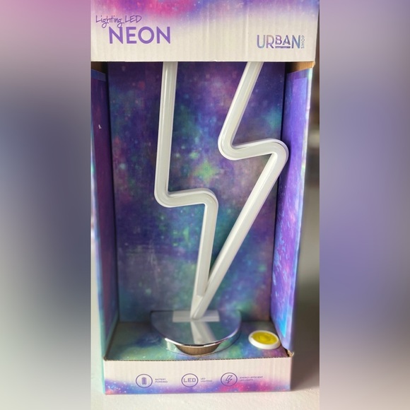 Neon LED Lighting Bolt Lamp - Picture 3 of 3